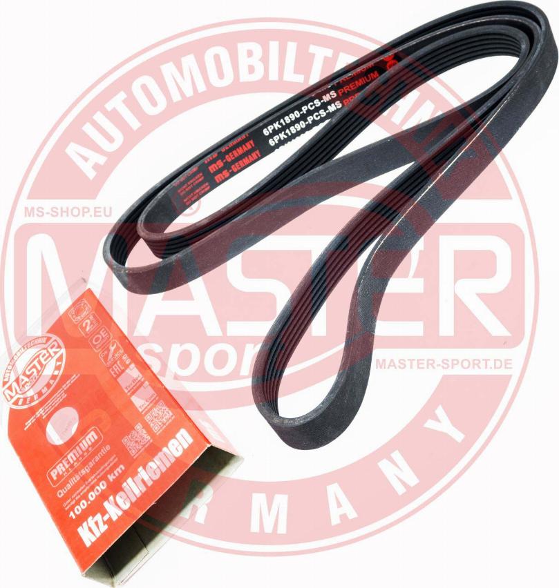 MASTER-SPORT GERMANY 6PK1890-PCS-MS - V-Ribbed Belt www.parts5.com