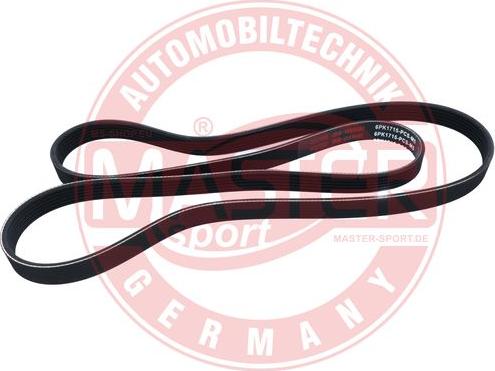 MASTER-SPORT GERMANY 6PK1715-PCS-MS - V-Ribbed Belt parts5.com