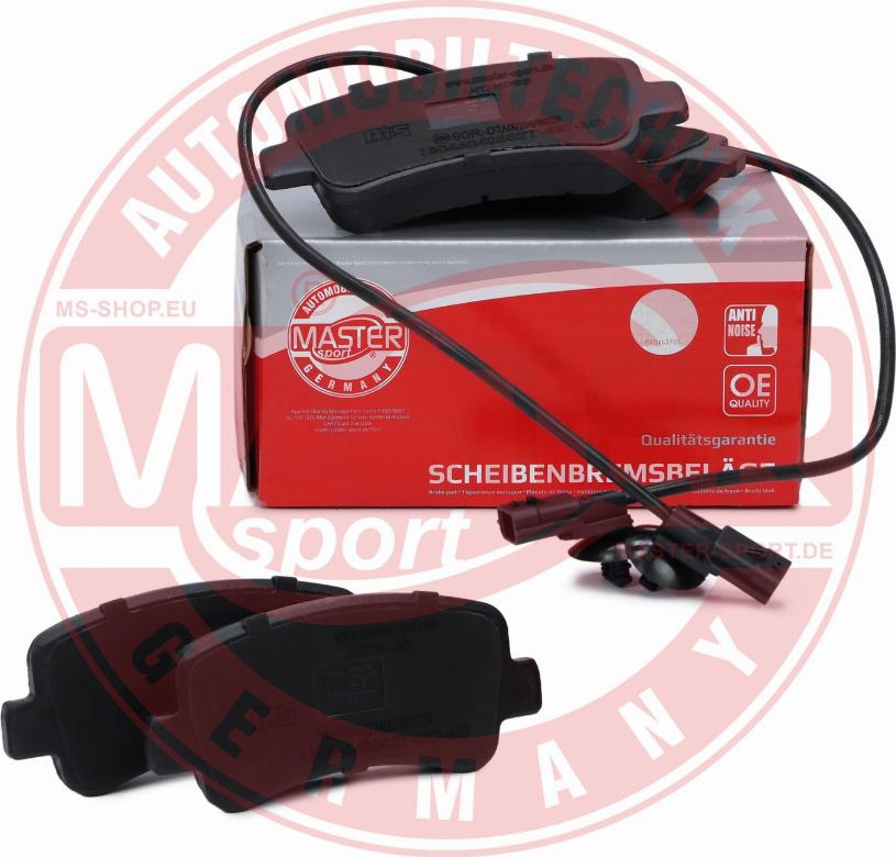 MASTER-SPORT GERMANY 13046048582T-SET-MS - Set placute frana,frana disc www.parts5.com