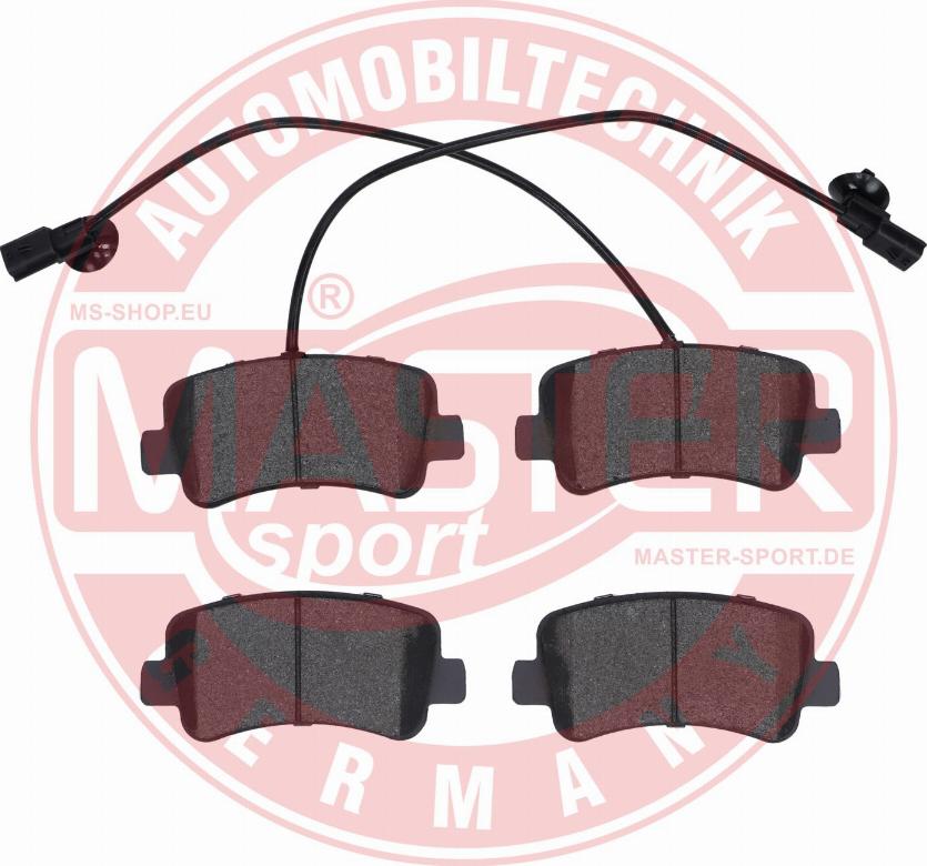 MASTER-SPORT GERMANY 13046048582T-SET-MS - Set placute frana,frana disc www.parts5.com