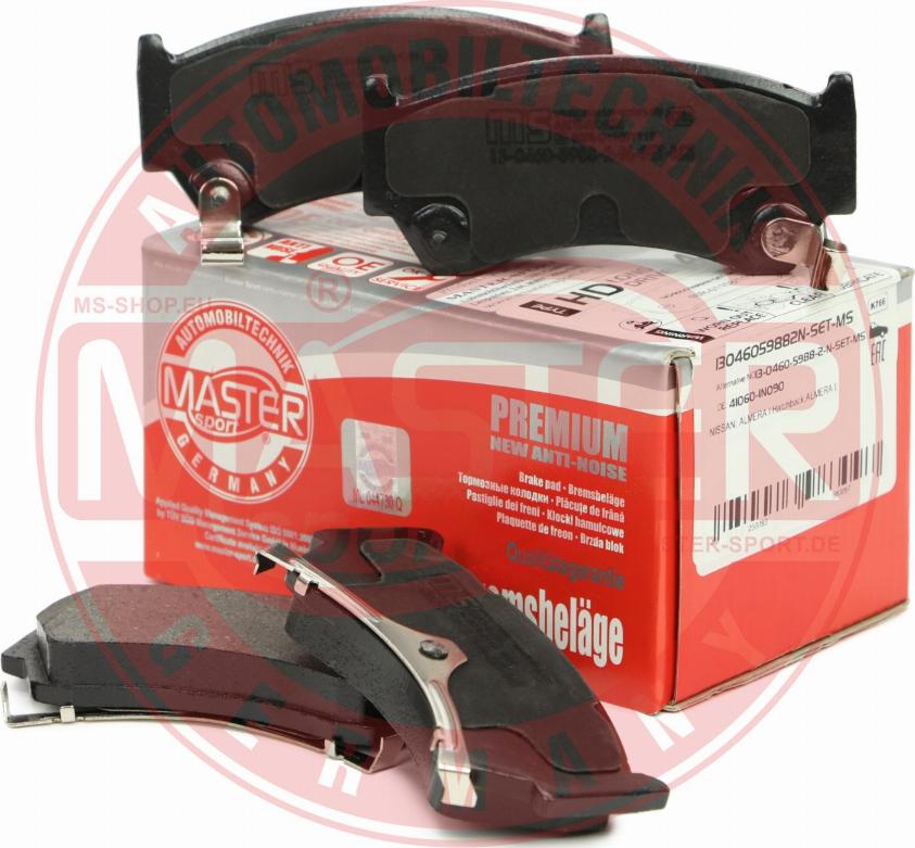 MASTER-SPORT GERMANY 13046059882N-SET-MS - Jarrupala, levyjarru www.parts5.com