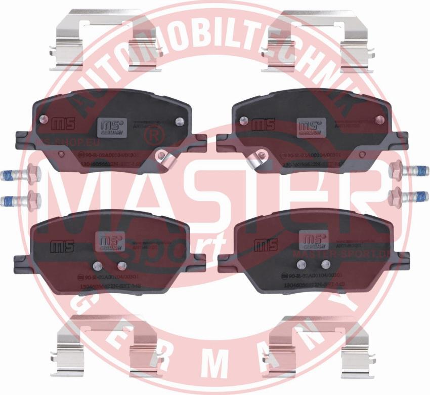 MASTER-SPORT GERMANY 13046056622N-SET-MS - Brake Pad Set, disc brake www.parts5.com