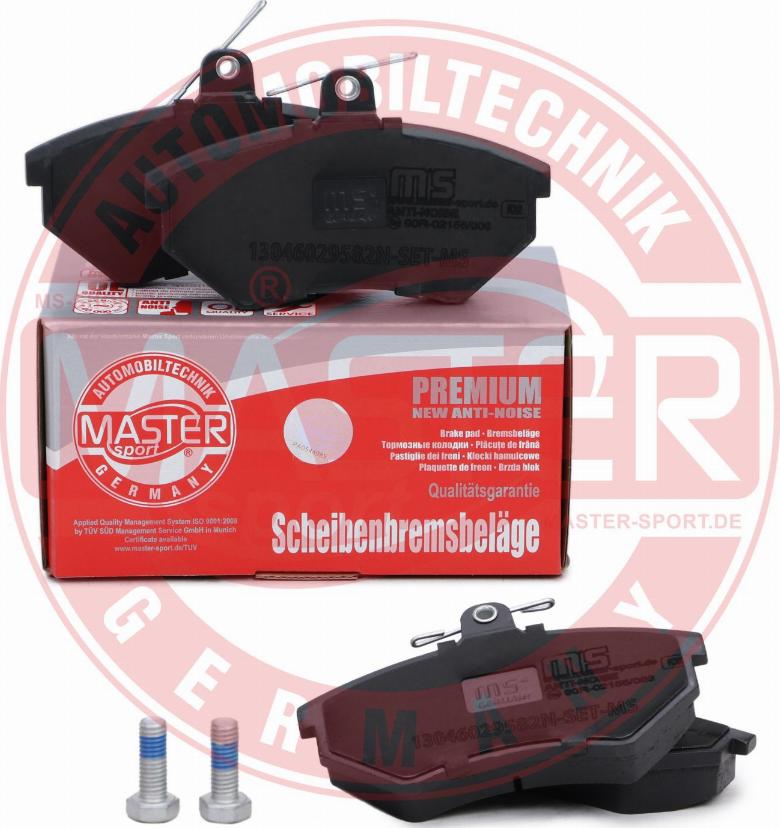 MASTER-SPORT GERMANY 13046029582N-SET-MS - Set placute frana,frana disc www.parts5.com