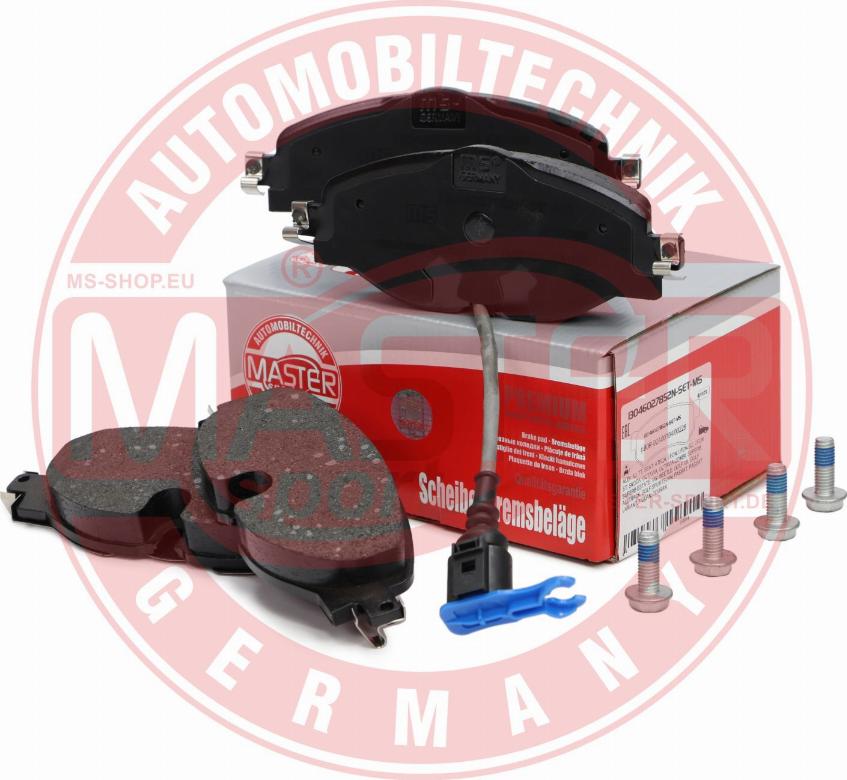 MASTER-SPORT GERMANY 13046027852N-SET-MS - Komplet zavornih oblog, ploscne (kolutne) zavore www.parts5.com