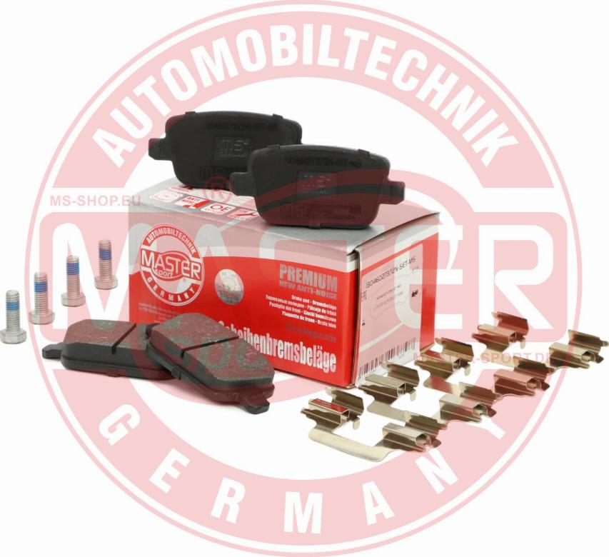 MASTER-SPORT GERMANY 13046027372N-SET-MS - Piduriklotsi komplekt,ketaspidur www.parts5.com