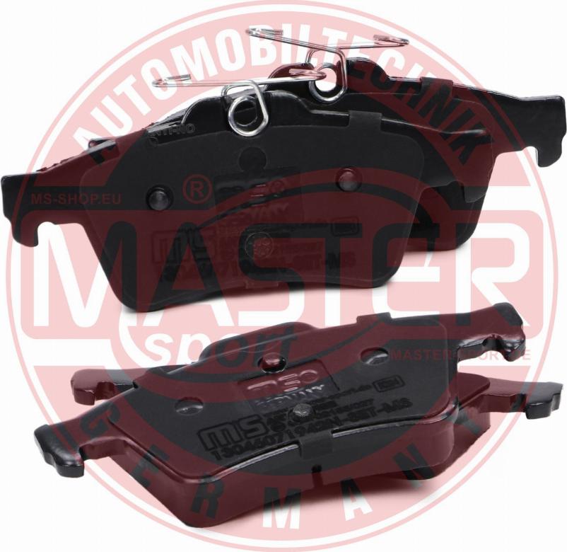 MASTER-SPORT GERMANY 13046071942N-SET-MS - Komplet zavornih oblog, ploscne (kolutne) zavore www.parts5.com