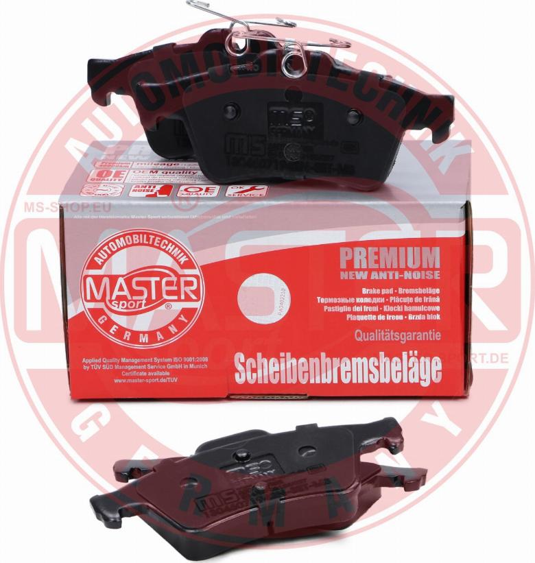 MASTER-SPORT GERMANY 13046071942N-SET-MS - Komplet zavornih oblog, ploscne (kolutne) zavore www.parts5.com