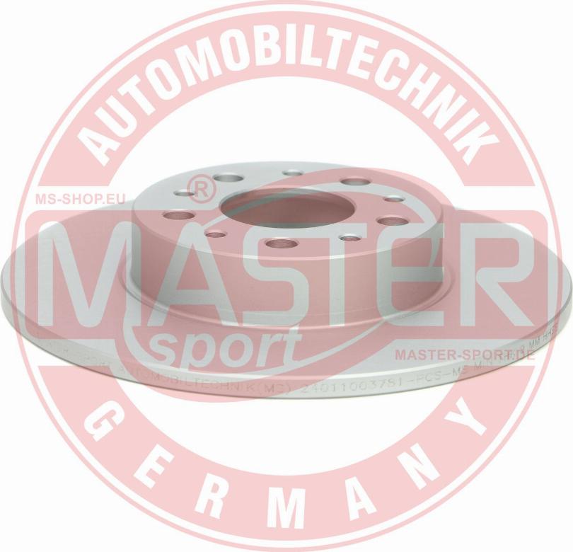 MASTER-SPORT GERMANY 24011003781PR-PCS-MS - Тормозной диск www.parts5.com