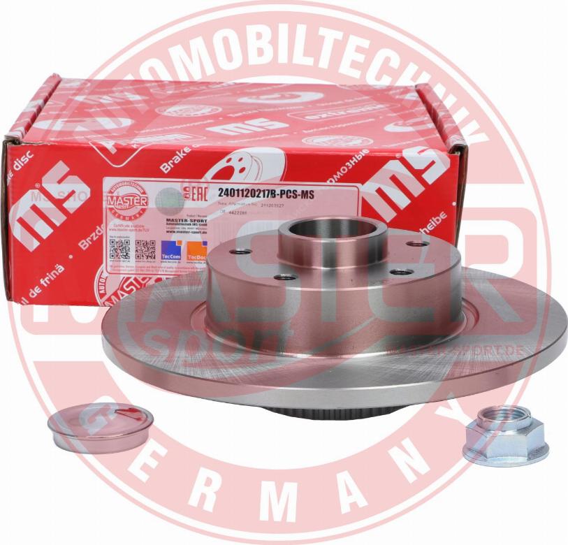 MASTER-SPORT GERMANY 2401120217B-PCS-MS - Тормозной диск www.parts5.com