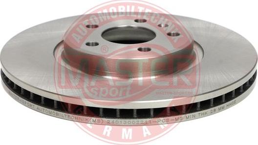 MASTER-SPORT GERMANY 24013002211-PCS-MS - Disco de freno www.parts5.com