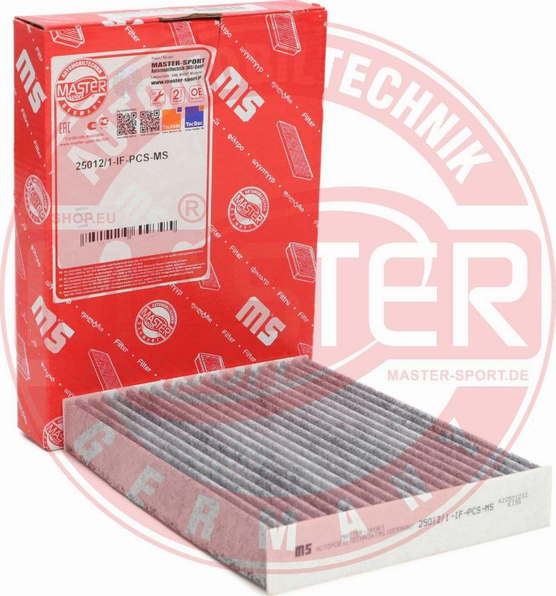 MASTER-SPORT GERMANY 25012/1-IF-PCS-MS - Filter, interior air www.parts5.com