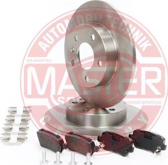 MASTER-SPORT GERMANY 201002500 - Brake Set, disc brakes www.parts5.com