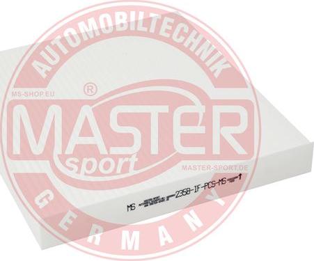 MASTER-SPORT GERMANY 2358-IF-PCS-MS - Filter, vazduh unutrašnjeg prostora www.parts5.com