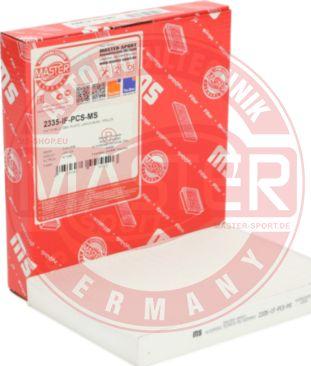 MASTER-SPORT GERMANY 2335-IF-PCS-MS - Filter, interior air www.parts5.com