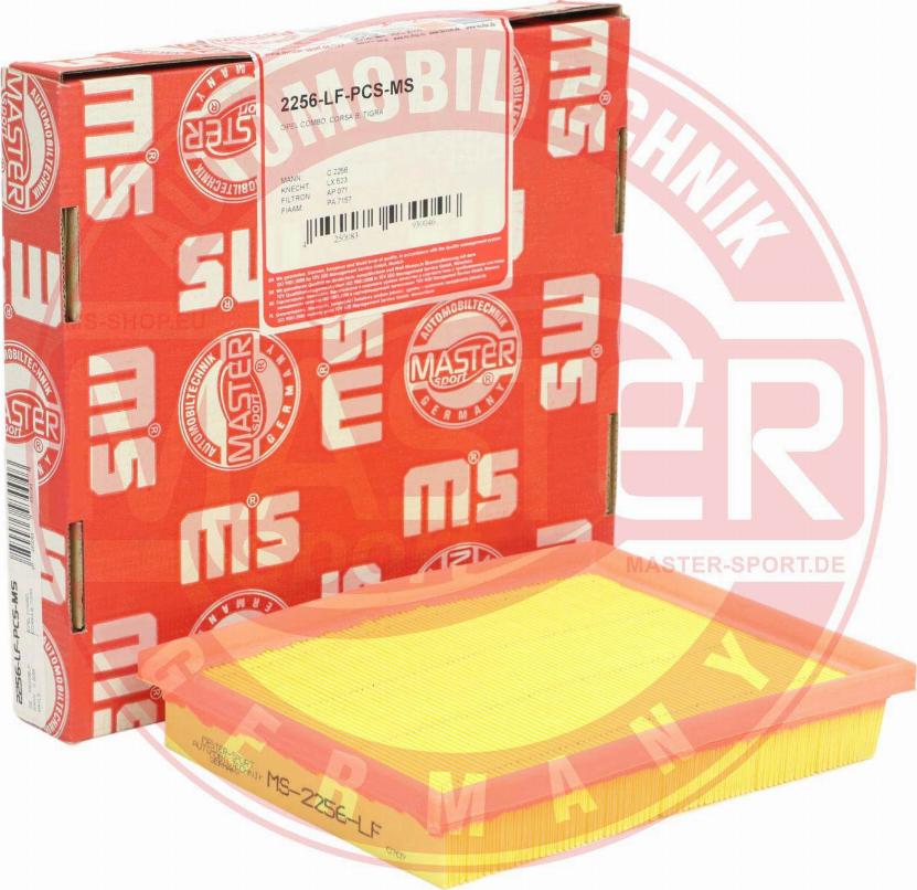 MASTER-SPORT GERMANY 2256-LF-PCS-MS - Air Filter www.parts5.com