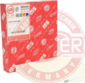 MASTER-SPORT GERMANY 2757-IF-PCS-MS - Filter, interior air www.parts5.com