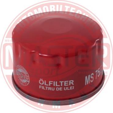 MASTER-SPORT GERMANY 75/3-OF-PCS-MS - Õlifilter www.parts5.com