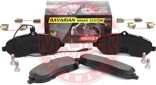 MASTER-SPORT GERMANY K6027382 - Brake Pad Set, disc brake www.parts5.com