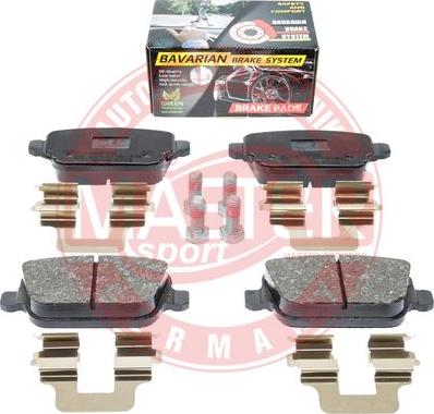 MASTER-SPORT GERMANY K6027232 - Brake Pad Set, disc brake parts5.com