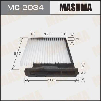 MASUMA MC-2034 - Φίλτρο, αέρας εσωτερικού χώρου www.parts5.com