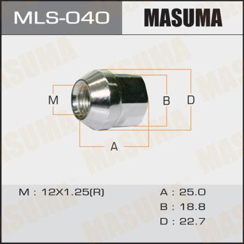 MASUMA MLS040 - Wheel Nut www.parts5.com