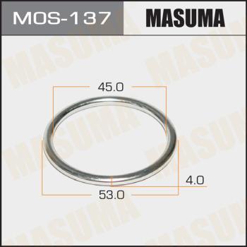 MASUMA MOS-137 - Junta anular , tubo de escape www.parts5.com