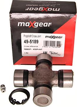 Maxgear 49-5189 - Flexible disc, propshaft joint www.parts5.com