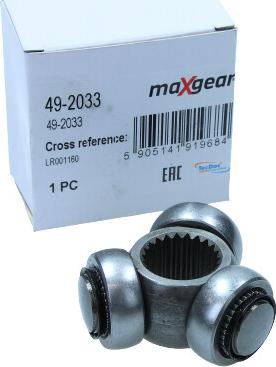 Maxgear 49-2033 - Tripod Hub, drive shaft www.parts5.com