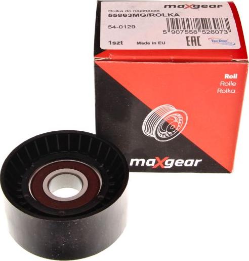 Maxgear 54-0129 - Polea inversión / guía, correa poli V www.parts5.com