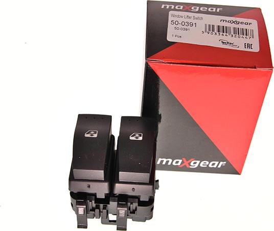 Maxgear 50-0391 - Interruptor, elevalunas www.parts5.com