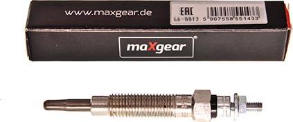 Maxgear 66-0012 - Glow Plug www.parts5.com