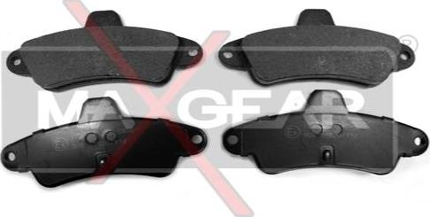 Maxgear 19-0496 - Set placute frana,frana disc www.parts5.com