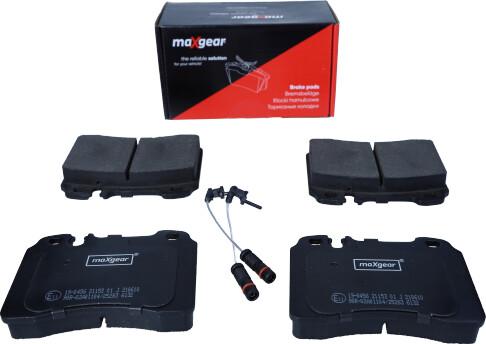 Maxgear 19-0456 - Brake Pad Set, disc brake www.parts5.com