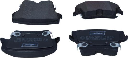 Maxgear 19-0464 - Brake Pad Set, disc brake www.parts5.com