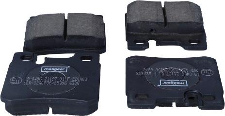 Maxgear 19-0406 - Brake Pad Set, disc brake www.parts5.com