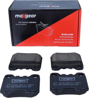 Maxgear 19-0402 - Brake Pad Set, disc brake www.parts5.com