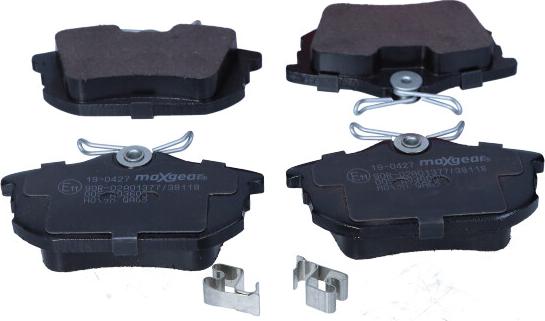 Maxgear 19-0427 - Komplet zavornih oblog, ploscne (kolutne) zavore www.parts5.com