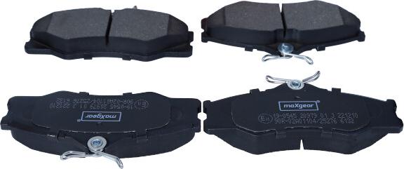 Maxgear 19-0545 - Brake Pad Set, disc brake www.parts5.com