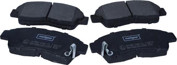 Maxgear 19-0569 - Juego de pastillas de freno www.parts5.com