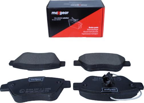 Maxgear 19-0514 - Тормозные колодки, дисковые, комплект www.parts5.com