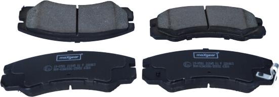 Maxgear 19-0581 - Brake Pad Set, disc brake www.parts5.com