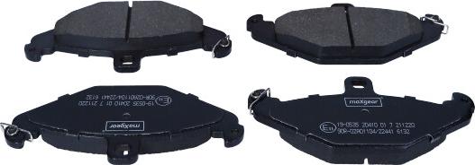 Maxgear 19-0535 - Brake Pad Set, disc brake parts5.com