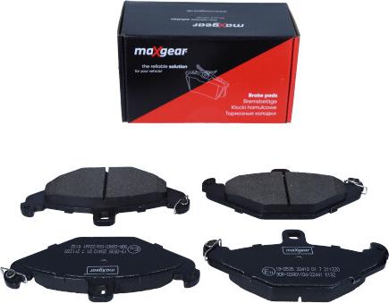 Maxgear 19-0535 - Set placute frana,frana disc www.parts5.com