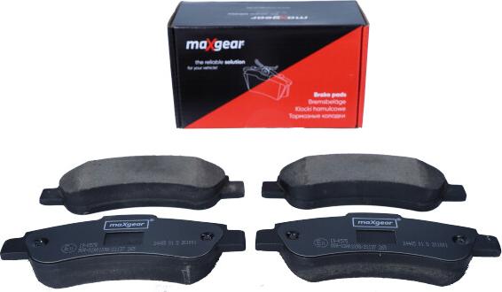 Maxgear 19-0575 - Piduriklotsi komplekt,ketaspidur www.parts5.com