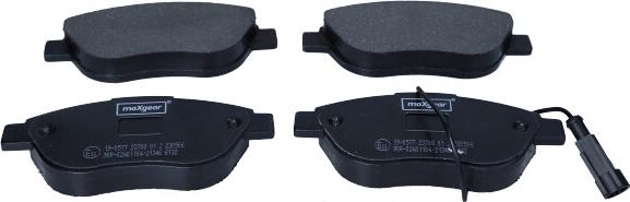 Maxgear 19-0577 - Brake Pad Set, disc brake www.parts5.com