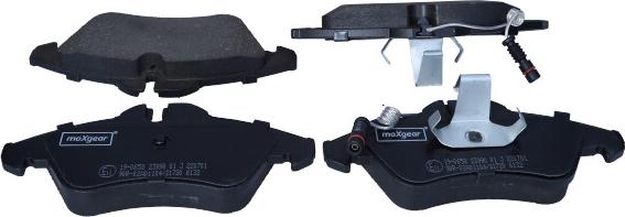 Maxgear 19-0658 - Brake Pad Set, disc brake www.parts5.com