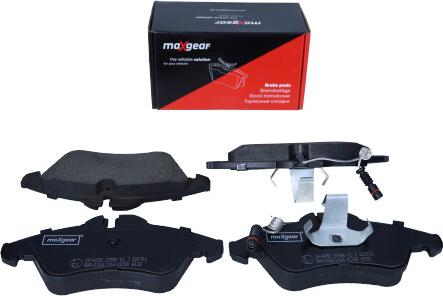 Maxgear 19-0658 - Komplet zavornih oblog, ploscne (kolutne) zavore www.parts5.com