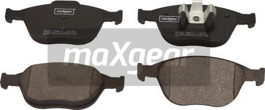 Maxgear 19-0657 - Тормозные колодки, дисковые, комплект www.parts5.com