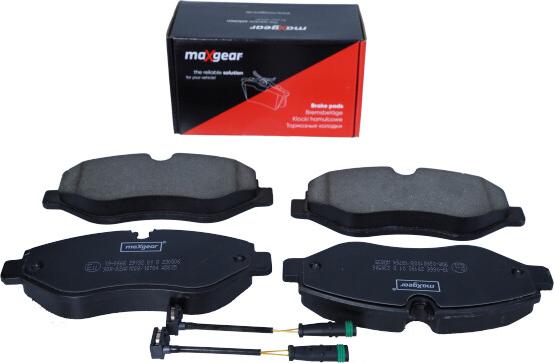 Maxgear 19-0666 - Brake Pad Set, disc brake www.parts5.com