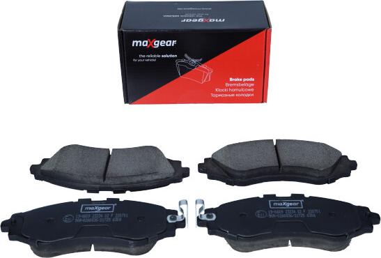 Maxgear 19-0609 - Brake Pad Set, disc brake www.parts5.com